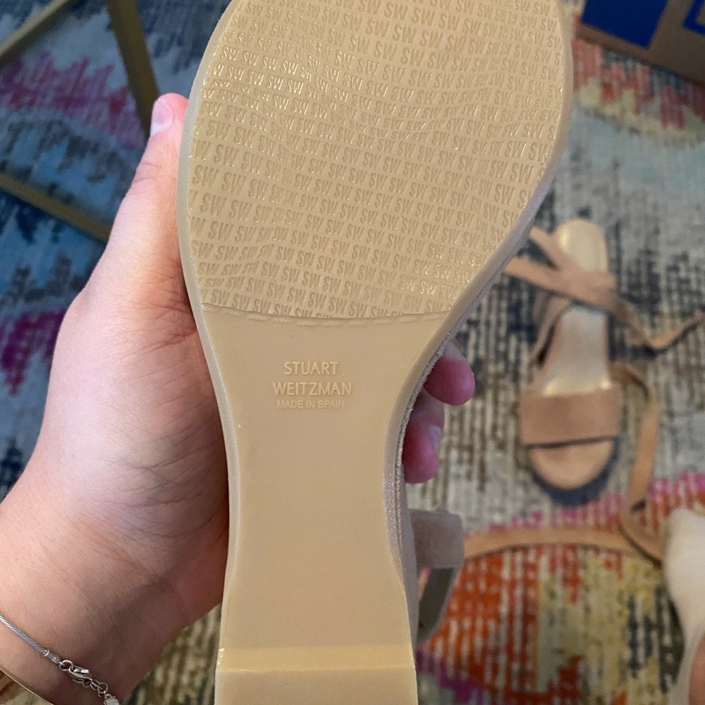 Stuart Weitzman BRAND NEW!! Tie up wedges - Picture 3 of 9